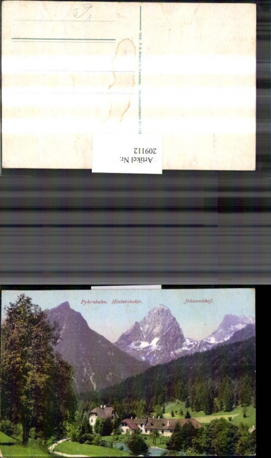 209112,Pyhrnbahn Hinterstoder Johannishof pub Brandt 1401
