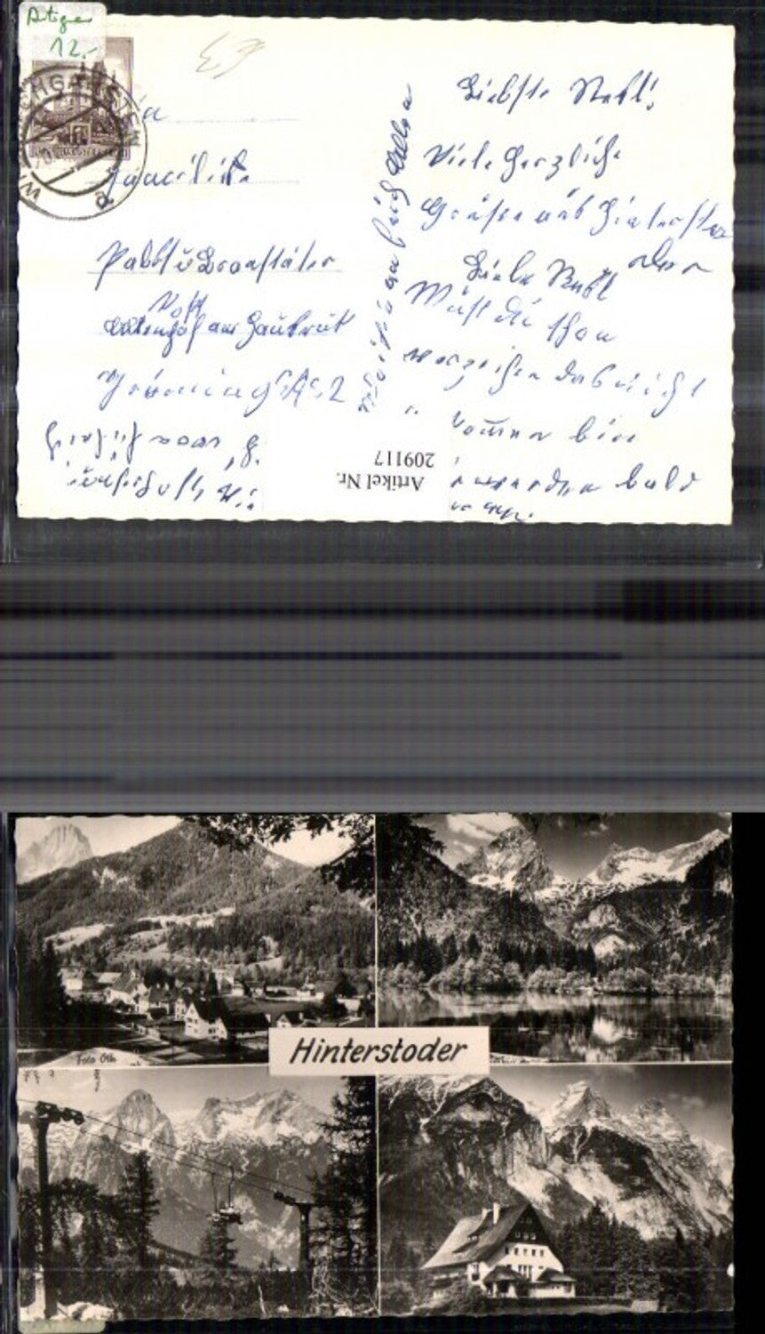 209117,Hinterstoder Totale See Sesselift Mehrbildkarte