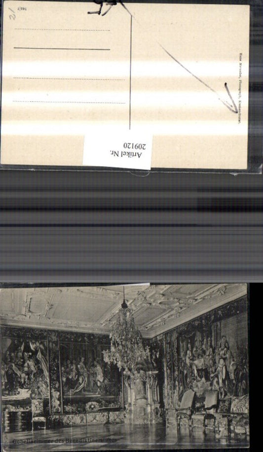 209120,Kremsmünster Stift Gobelinzimmer d. Benediktinerstiftes Innenansicht