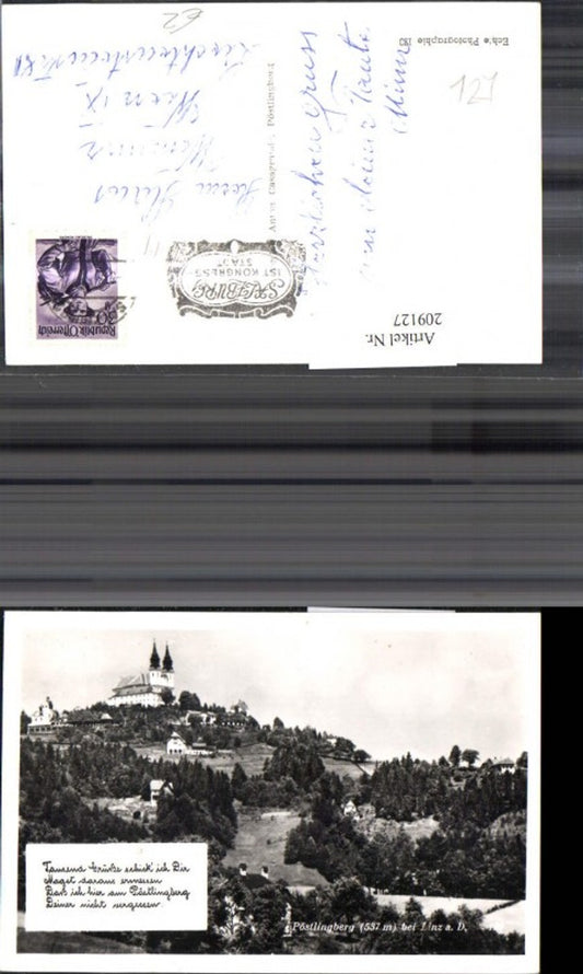 209127,Linz a. d. Donau Pöstlingberg Totale Kirche