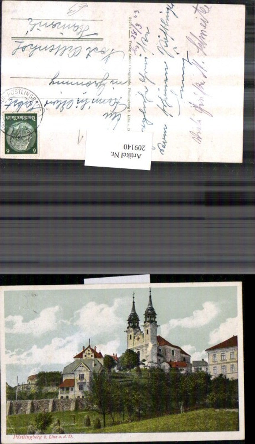 209140,Linz a. d. Donau Pöstlingberg Kirche