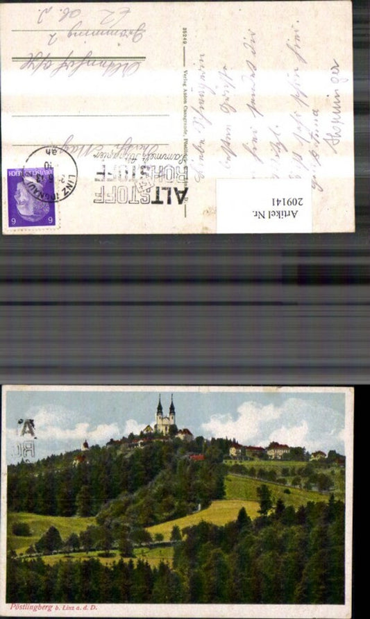 209141,Linz a. d. Donau Pöstlingberg Totale Kirche