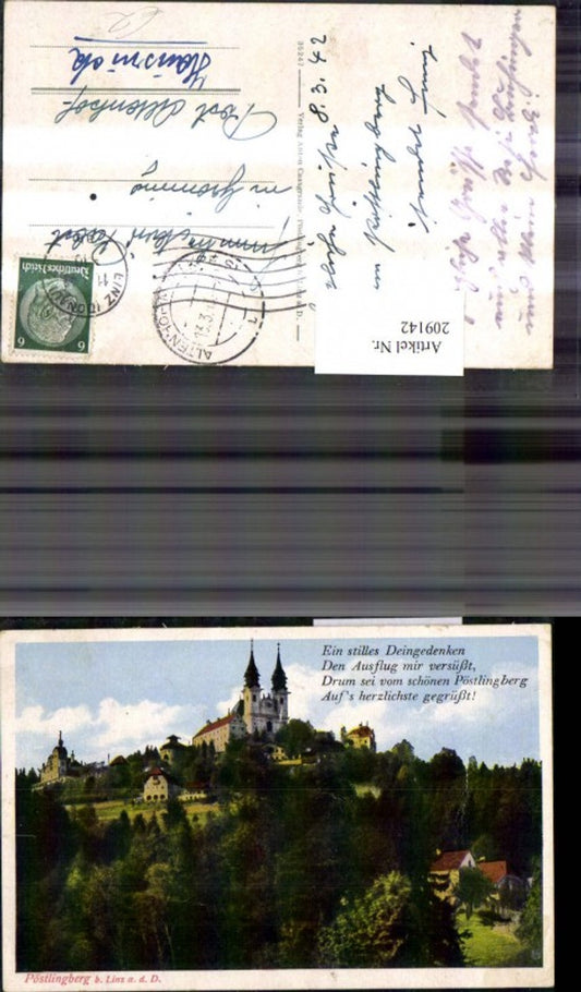 209142,Linz a. d. Donau Pöstlingberg Totale Kirche