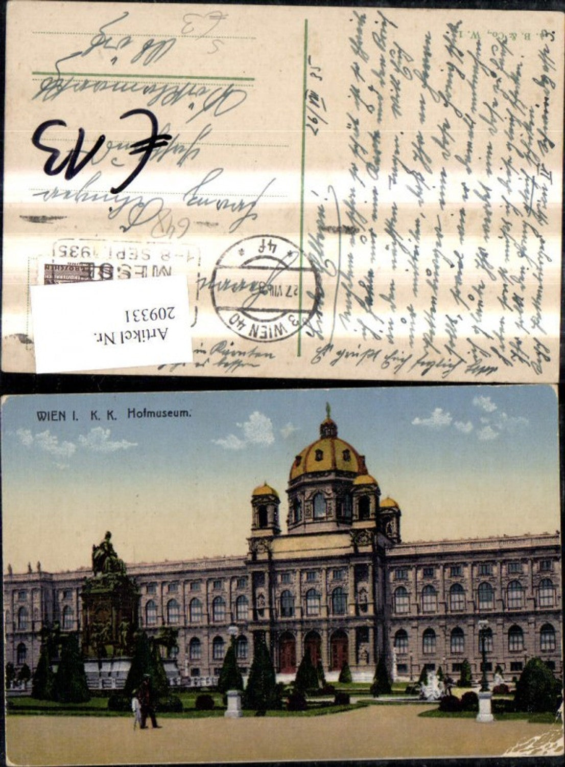 Alte Ansichtskarte – Old Postcard
