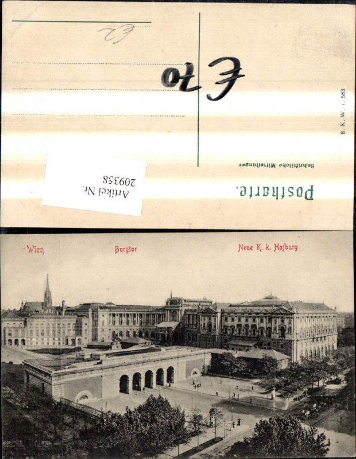 Alte Ansichtskarte – Old Postcard