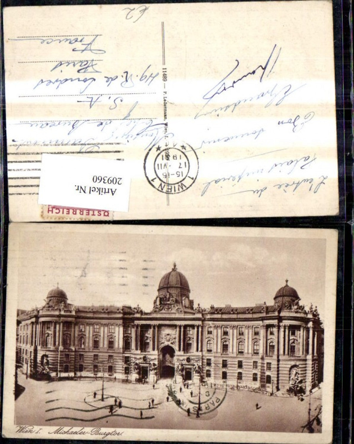 Alte Ansichtskarte – Old Postcard