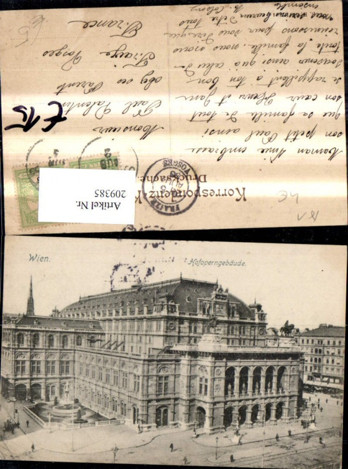 Alte Ansichtskarte – Old Postcard