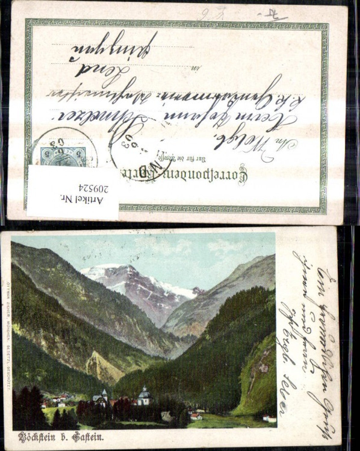 209524,Böckstein b. Gastein pub Ottmar Zieher