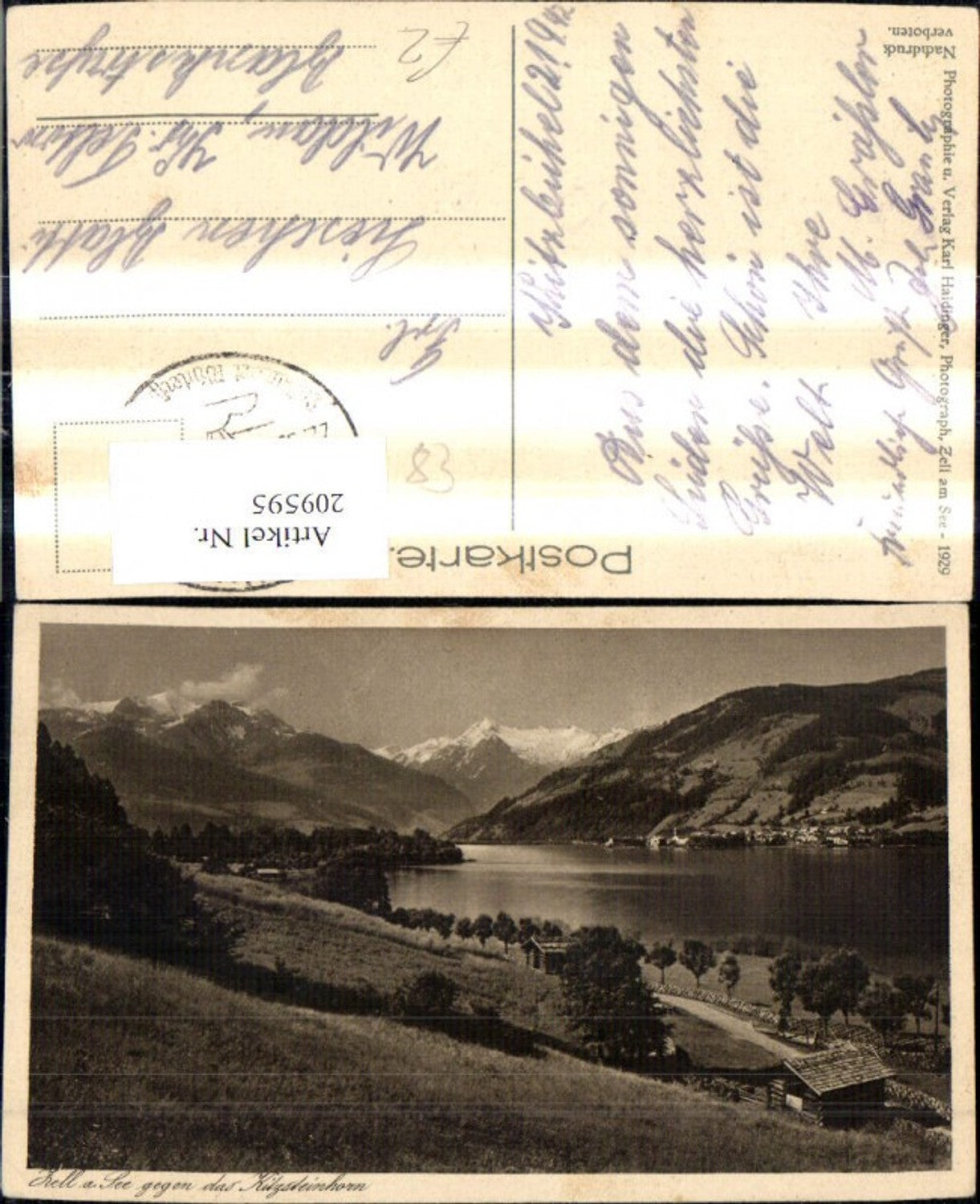 209595,Zell a. See geg d. Kitzsteinhorn