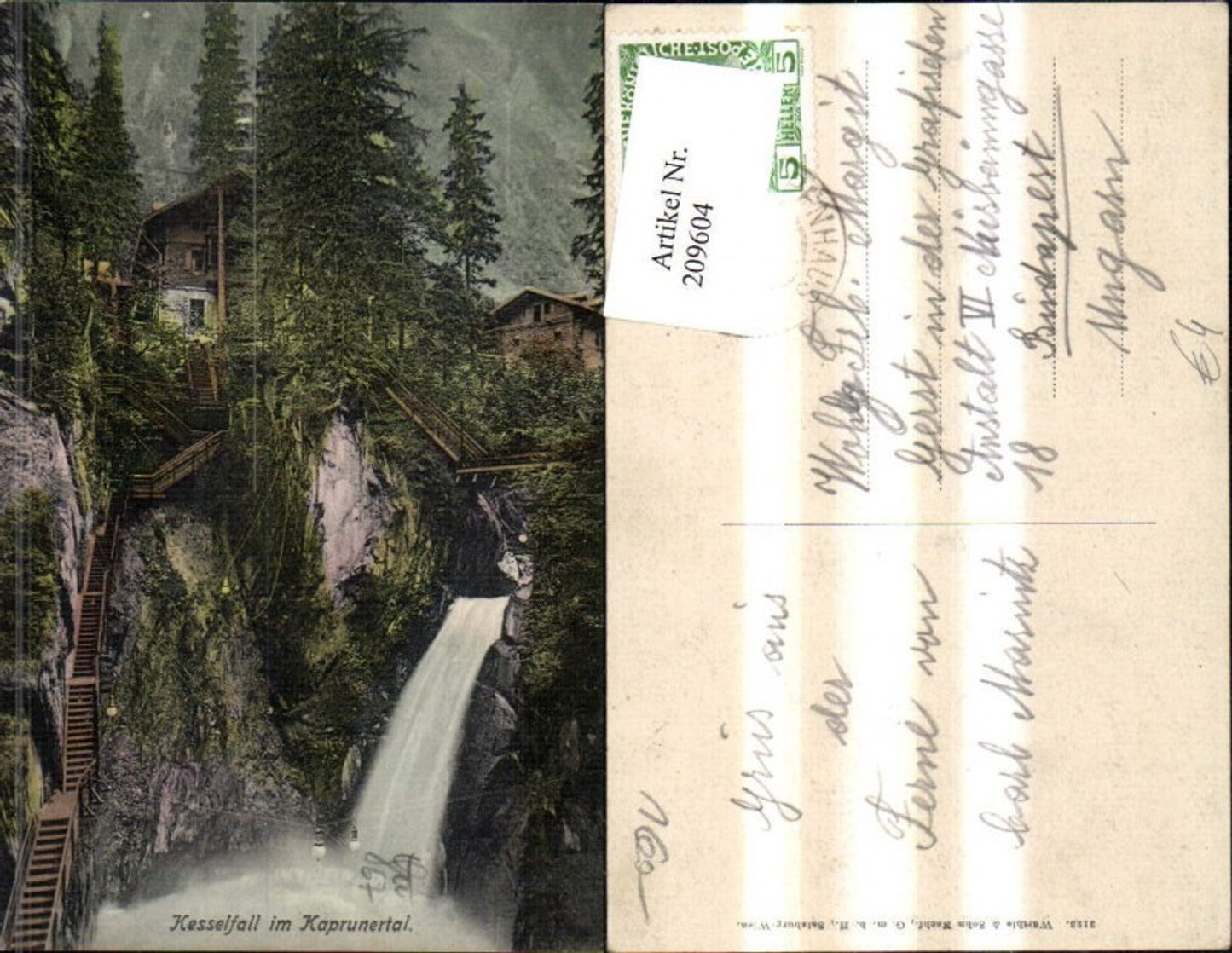 209604,Kesselfall i. Kaprunertal Wasserfall Kaprun