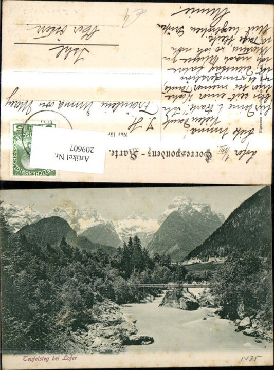 209607,Teufelsteg b. Lofer Brücke