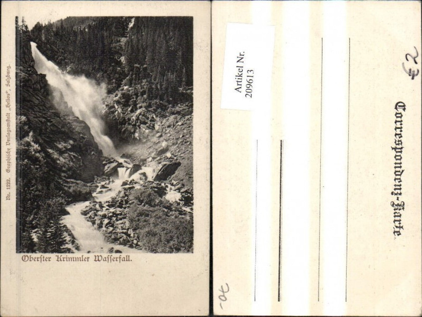 209613,Krimml Oberster Krimmler Wasserfall