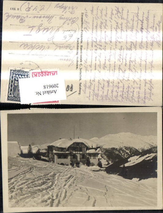 209618,Krimml i. Pinzgau Waltls Alpengasthof a. d. Gerlosplatte Winteransicht