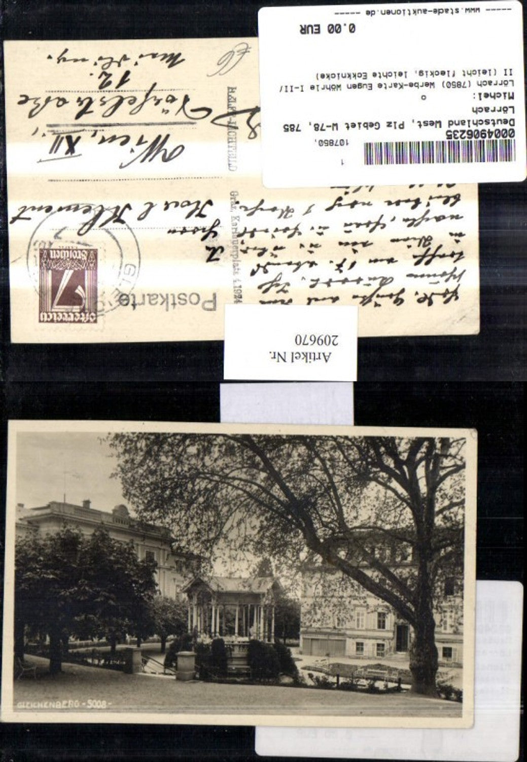 Alte Ansichtskarte – Old Postcard