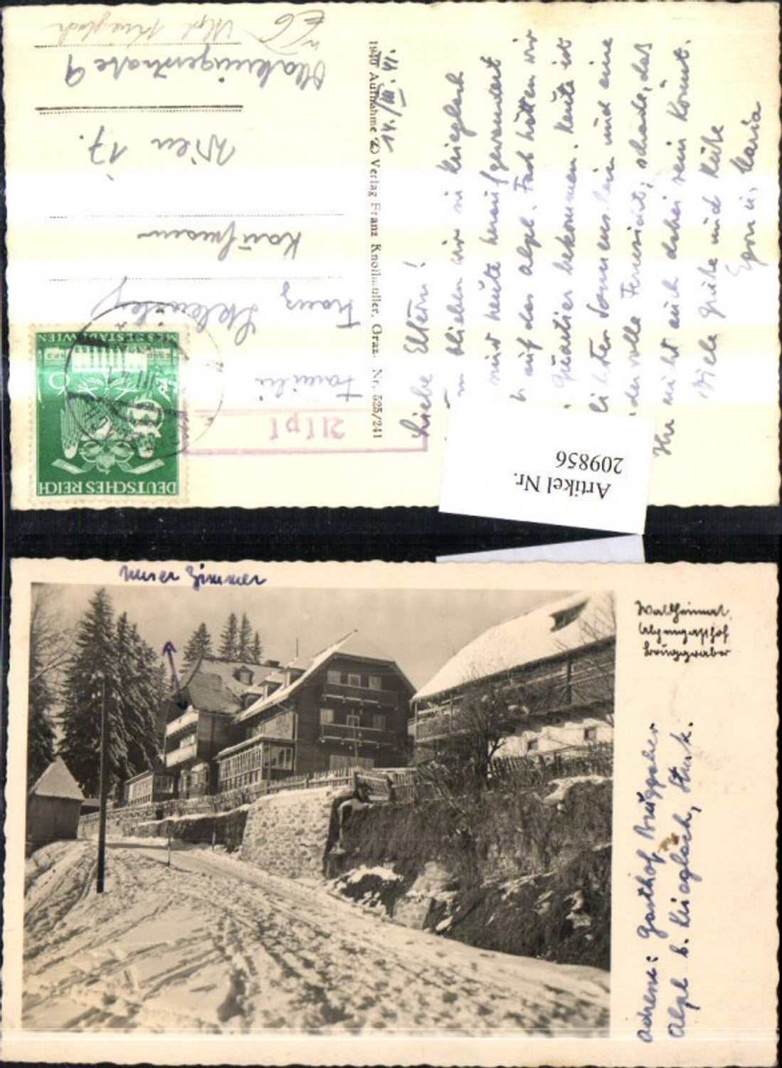 Alte Ansichtskarte – Old Postcard