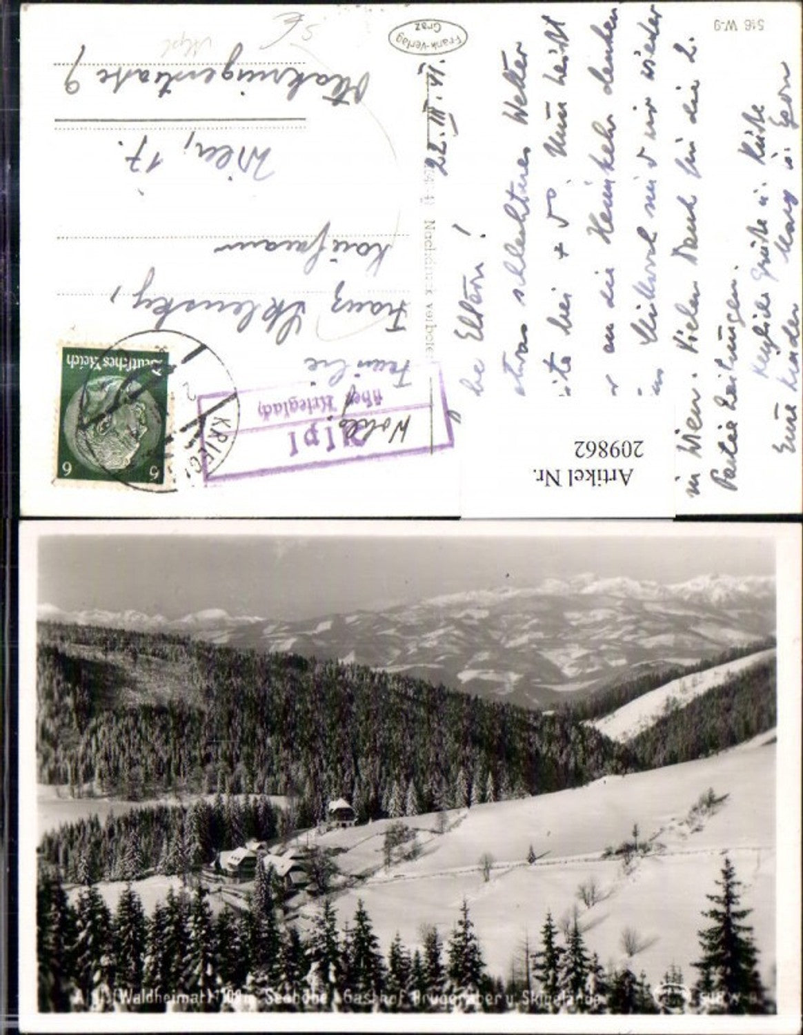 Alte Ansichtskarte – Old Postcard