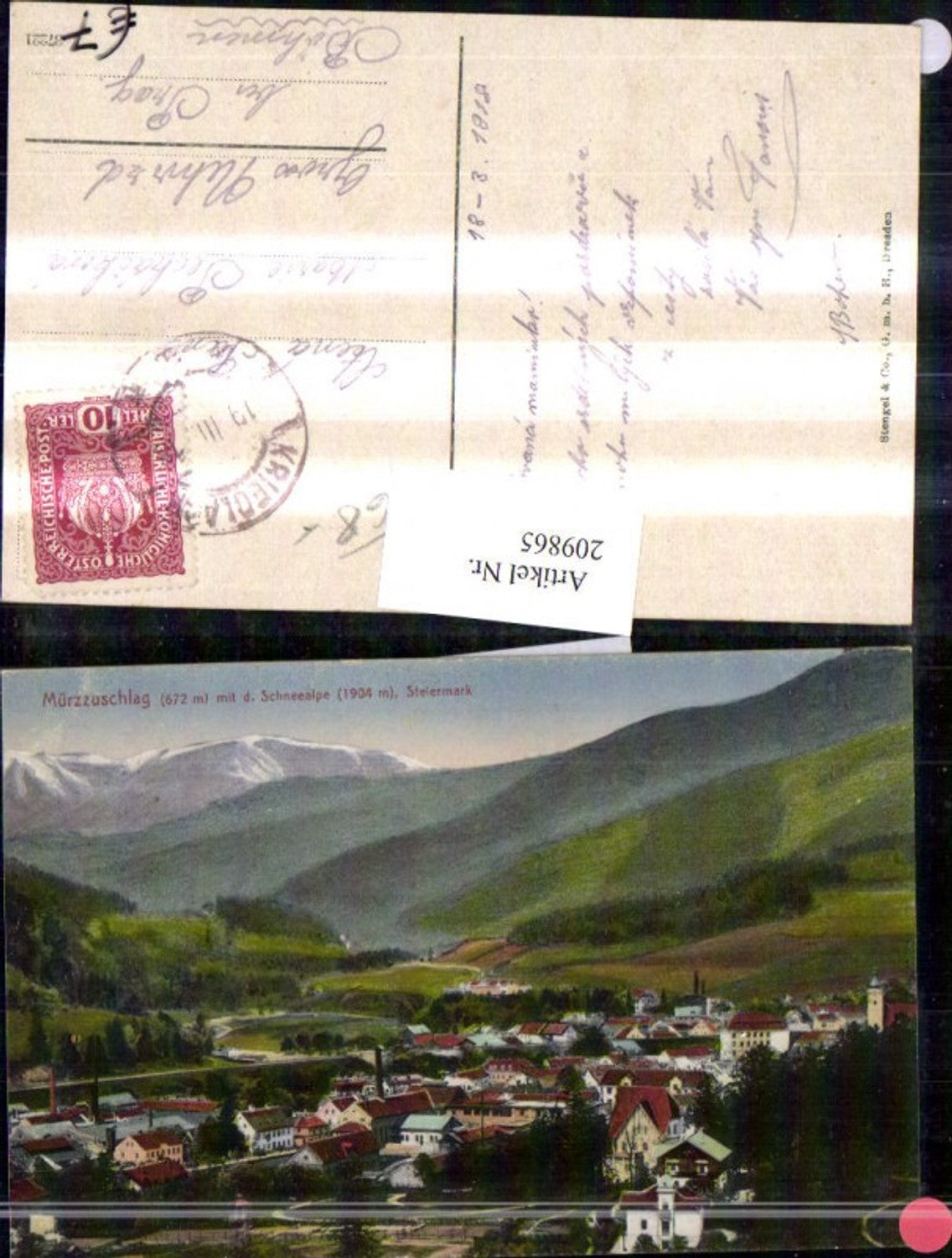 Alte Ansichtskarte – Old Postcard