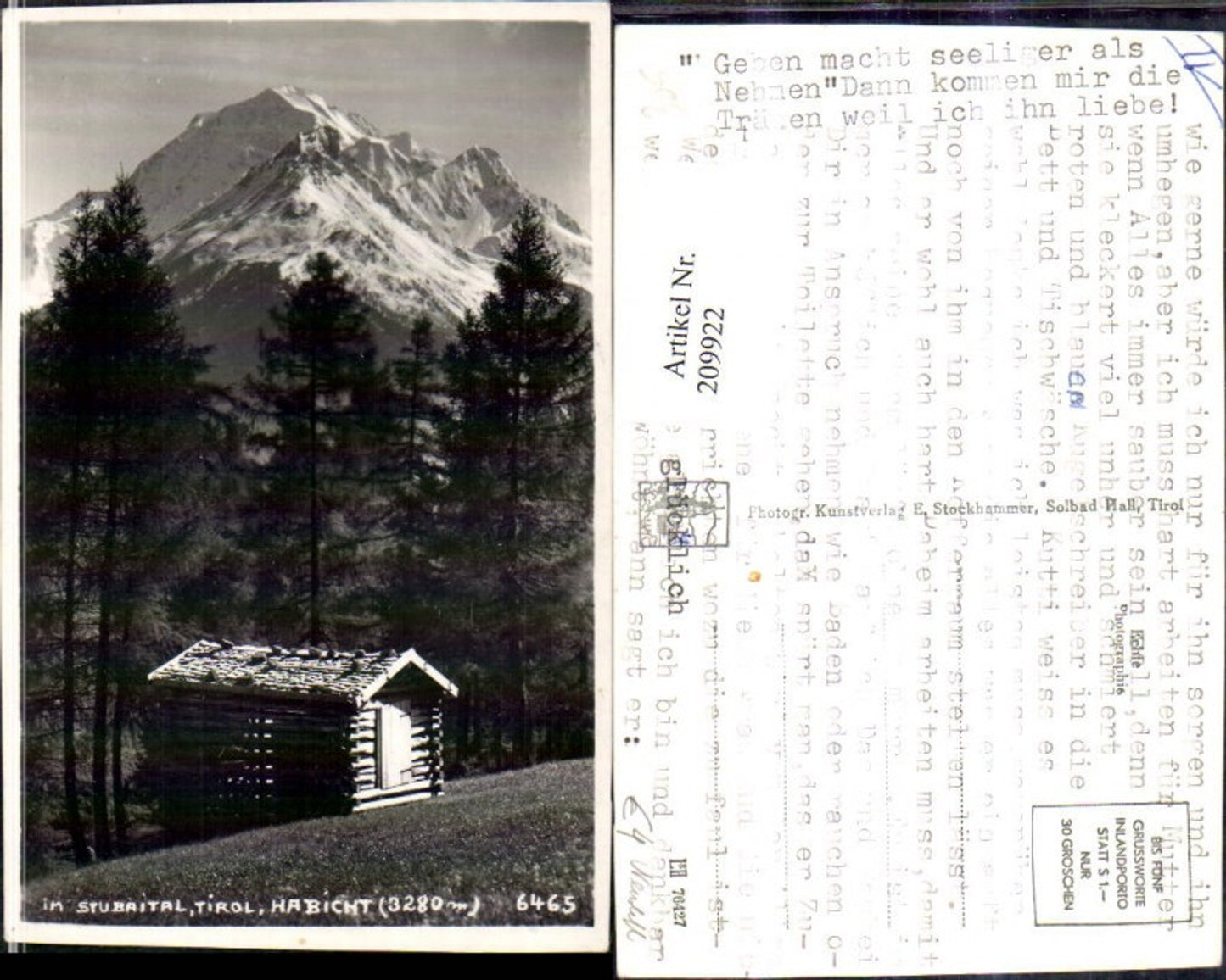 Alte Ansichtskarte – Old Postcard