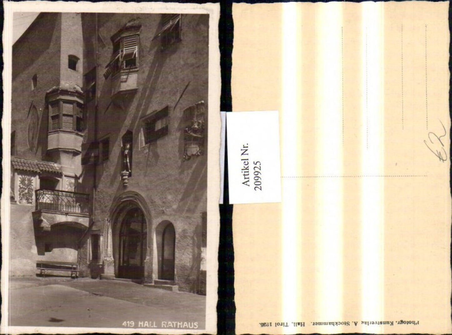 Alte Ansichtskarte – Old Postcard