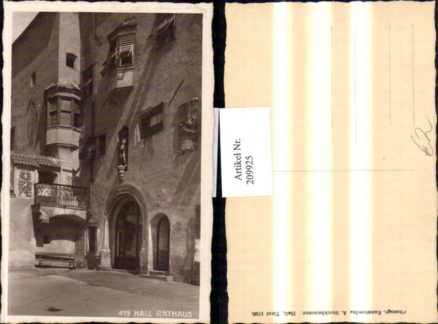 Alte Ansichtskarte – Old Postcard