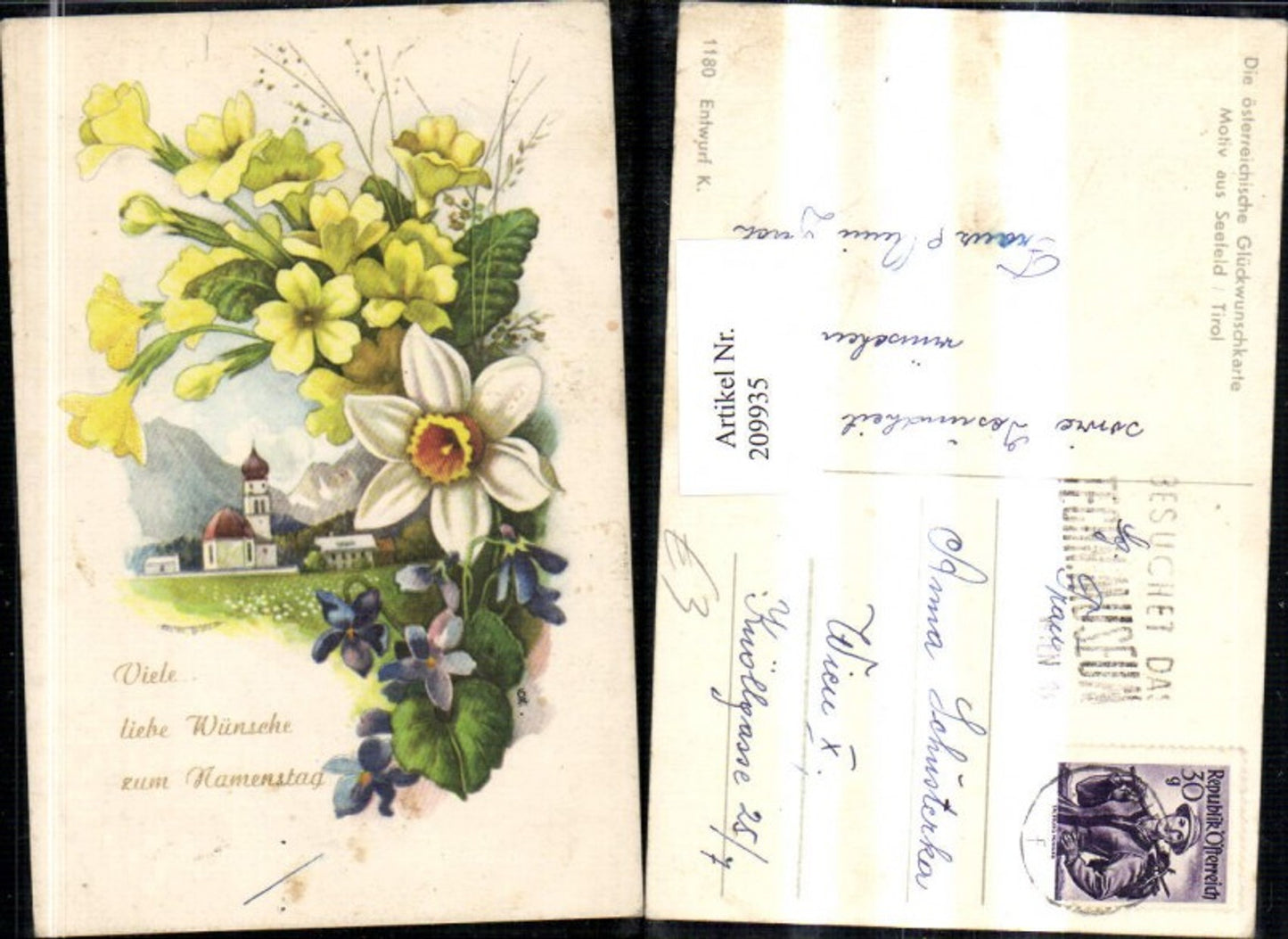 Alte Ansichtskarte – Old Postcard