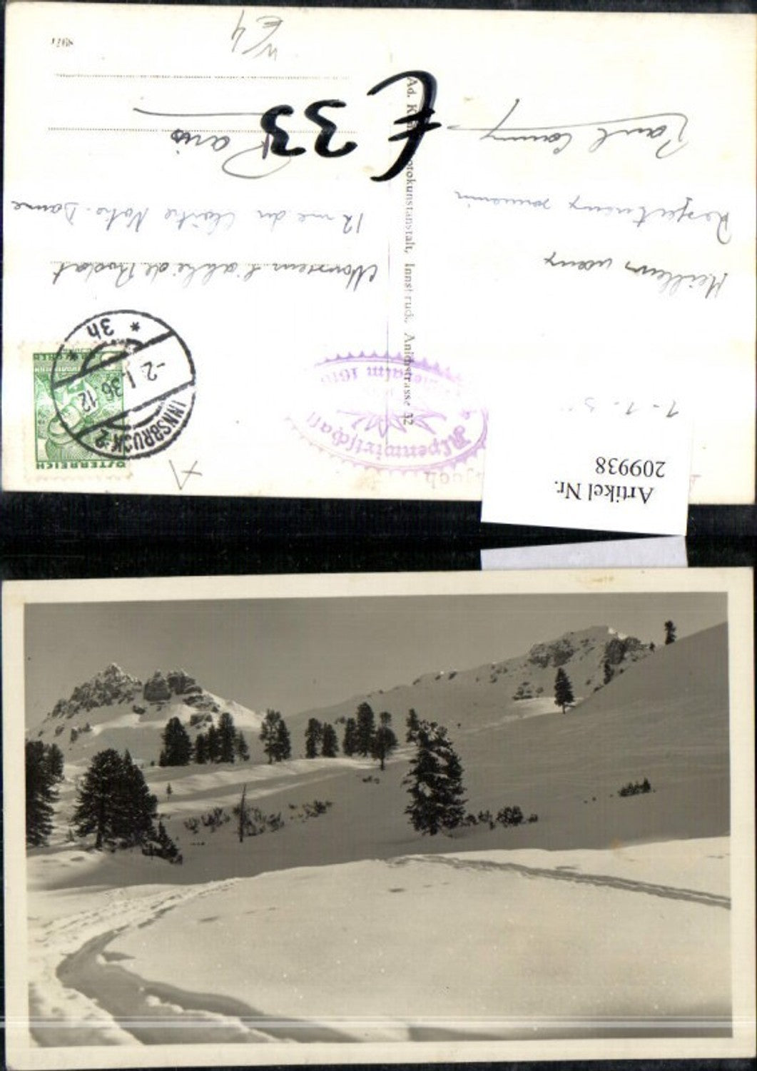 Alte Ansichtskarte – Old Postcard