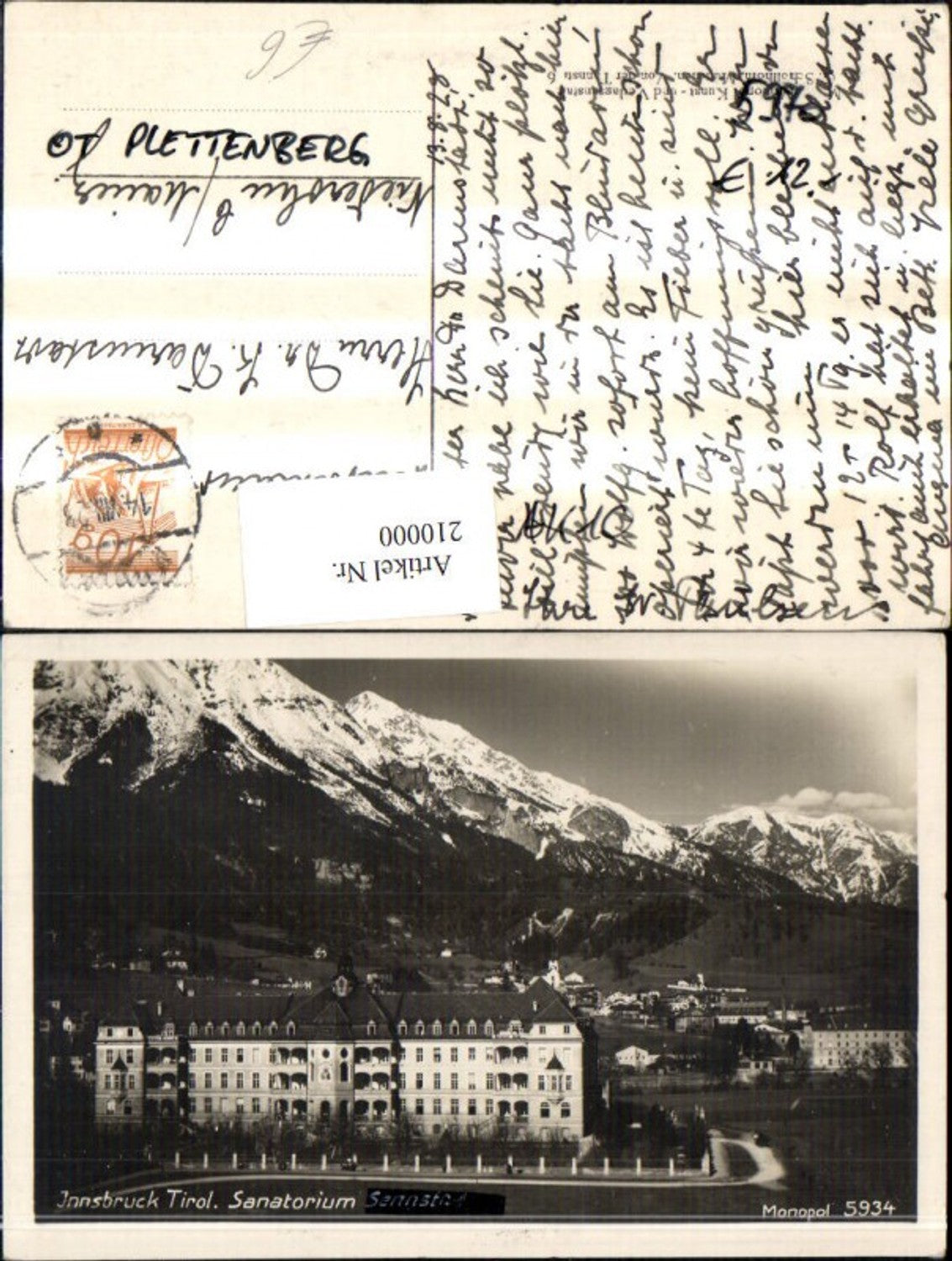 Alte Ansichtskarte – Old Postcard