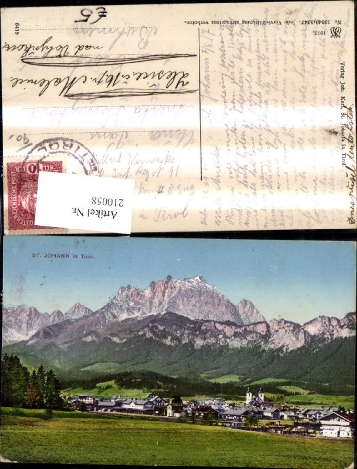 Alte Ansichtskarte – Old Postcard