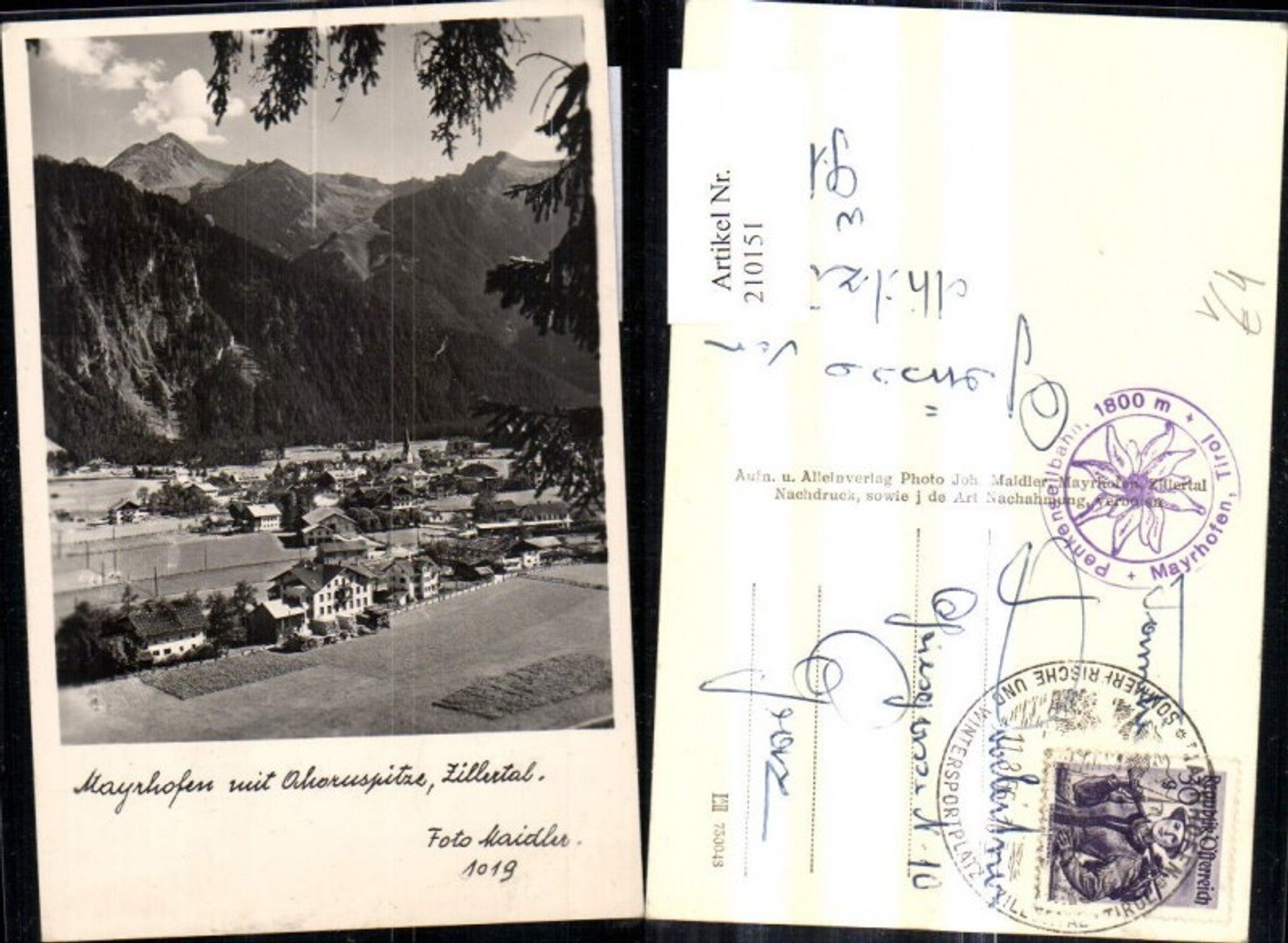 Alte Ansichtskarte – Old Postcard