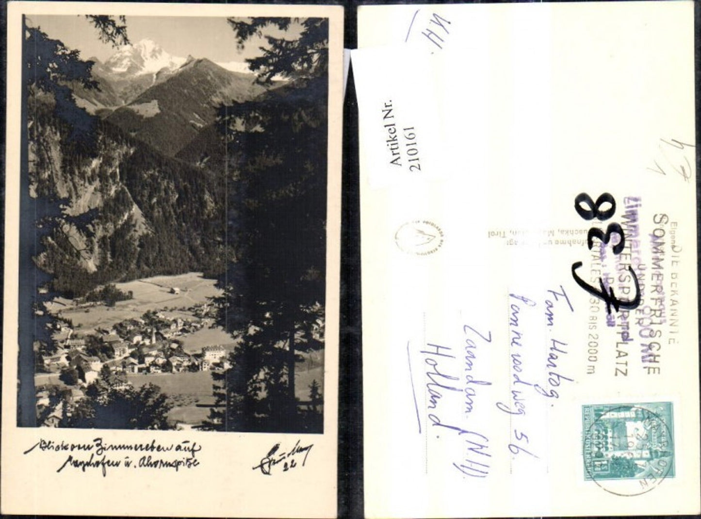 Alte Ansichtskarte – Old Postcard