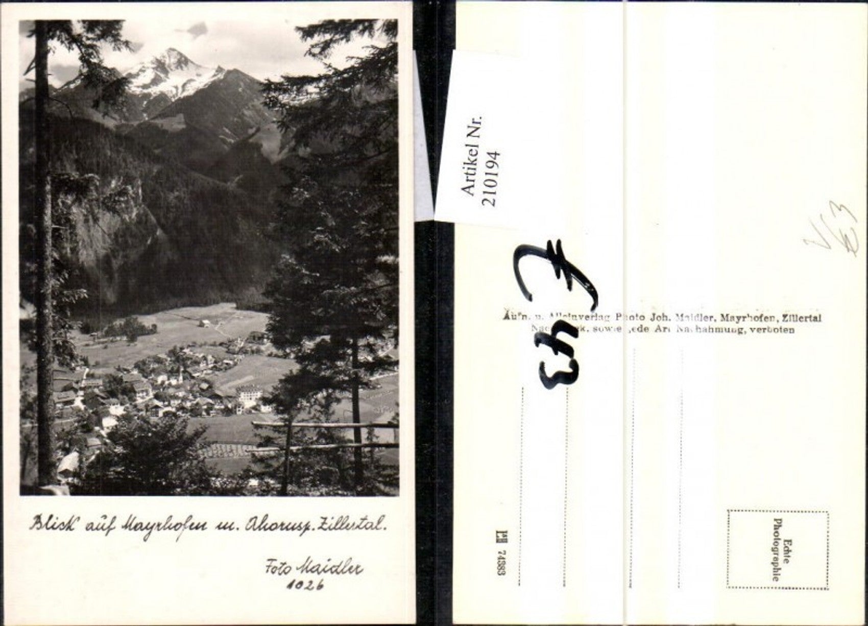 Alte Ansichtskarte – Old Postcard