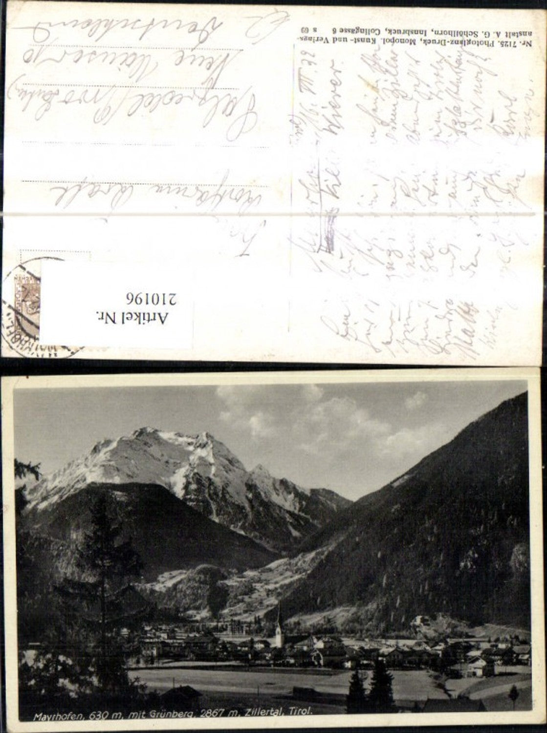 Alte Ansichtskarte – Old Postcard