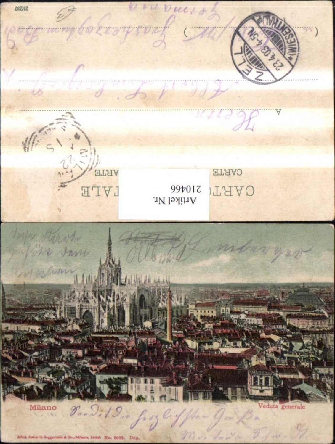 Alte Ansichtskarte – Old Postcard
