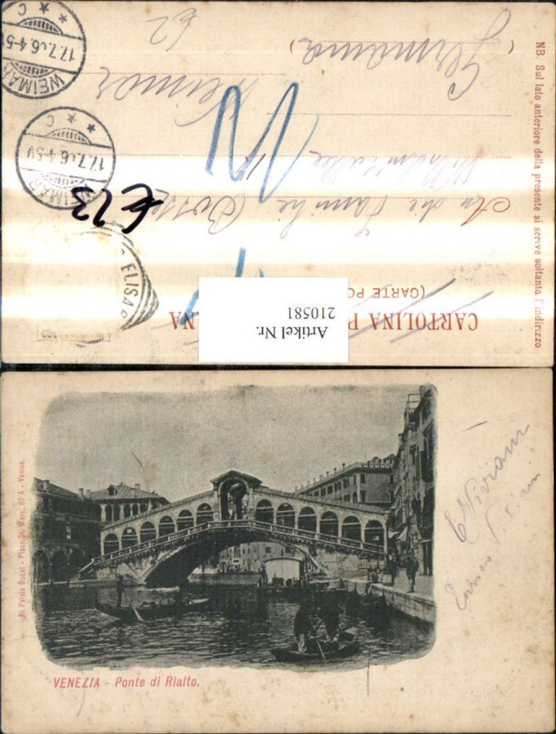 Alte Ansichtskarte – Old Postcard