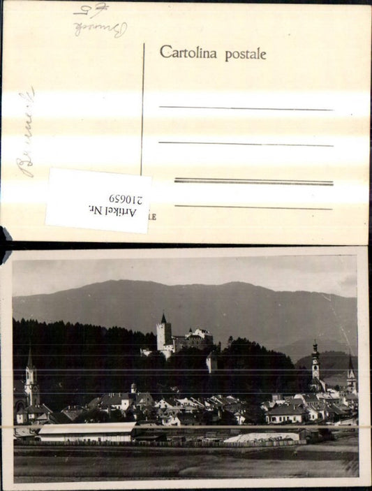 210659,Trentino Foto Ak Bruneck Brunico m. Burg