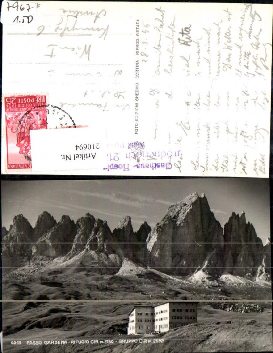 Alte Ansichtskarte – Old Postcard