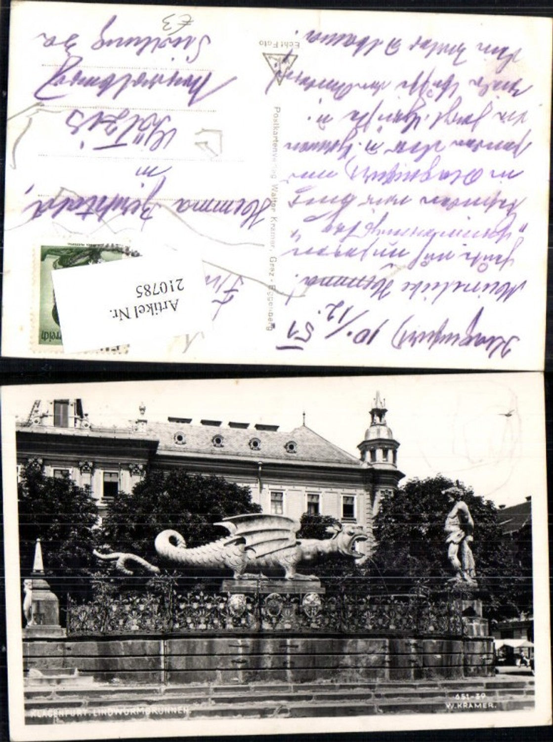 Alte Ansichtskarte – Old Postcard