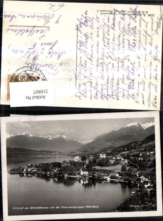 210807,Millstatt a. Millstättersee m. d. Kreuzeckgruppe