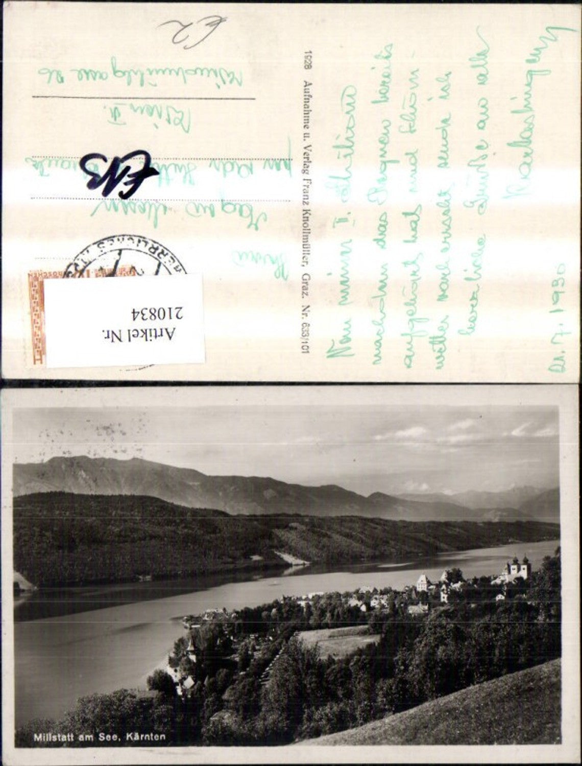 210834,Millstatt a. See Totale