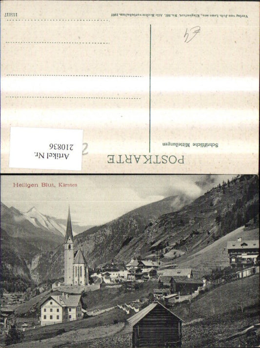 210836,Heiligenblut m. Großglockner Hochalpenstrasse