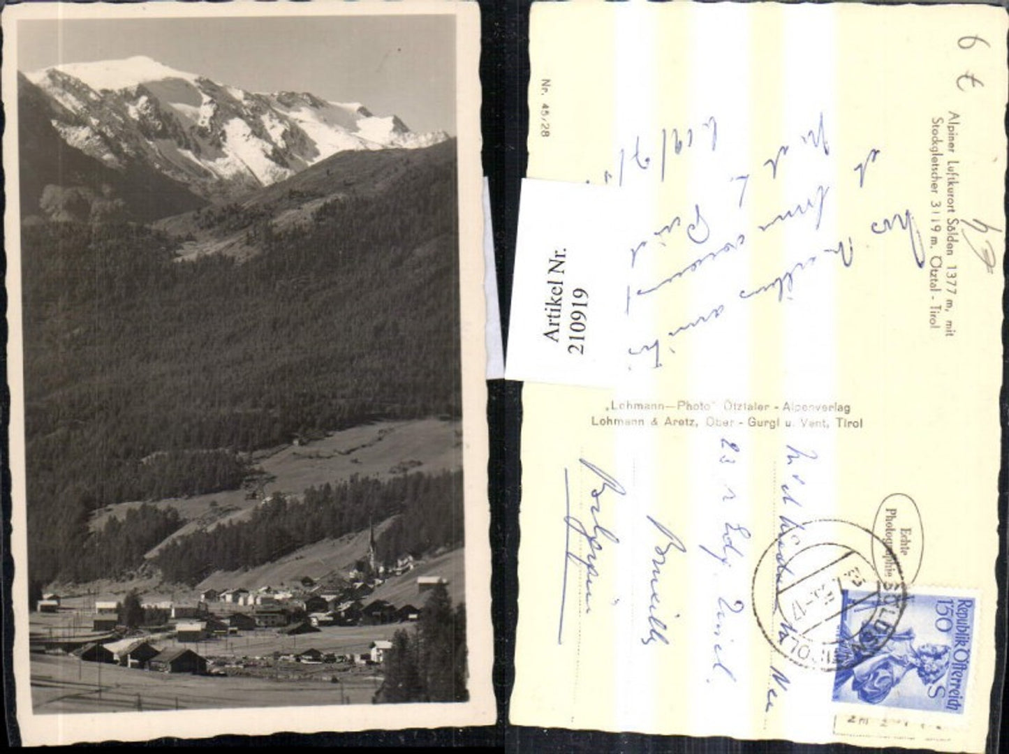 Alte Ansichtskarte – Old Postcard