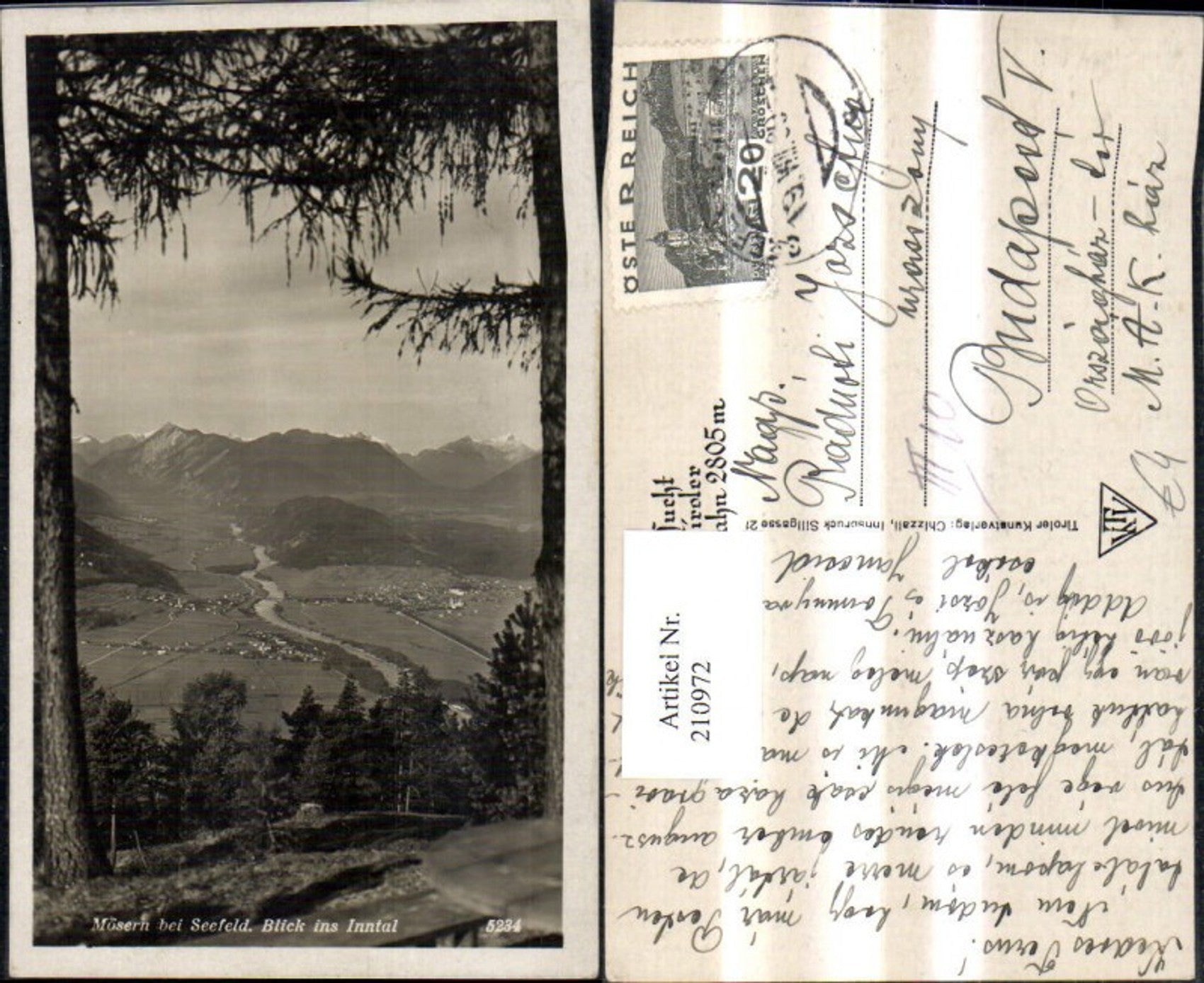 Alte Ansichtskarte – Old Postcard