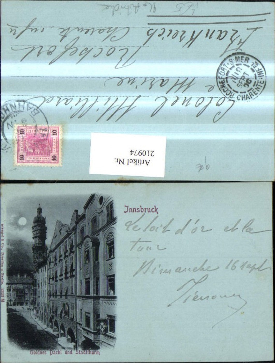 Alte Ansichtskarte – Old Postcard