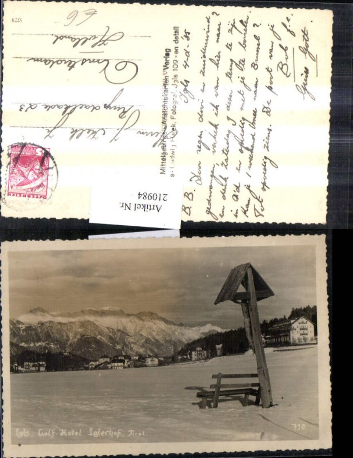 Alte Ansichtskarte – Old Postcard