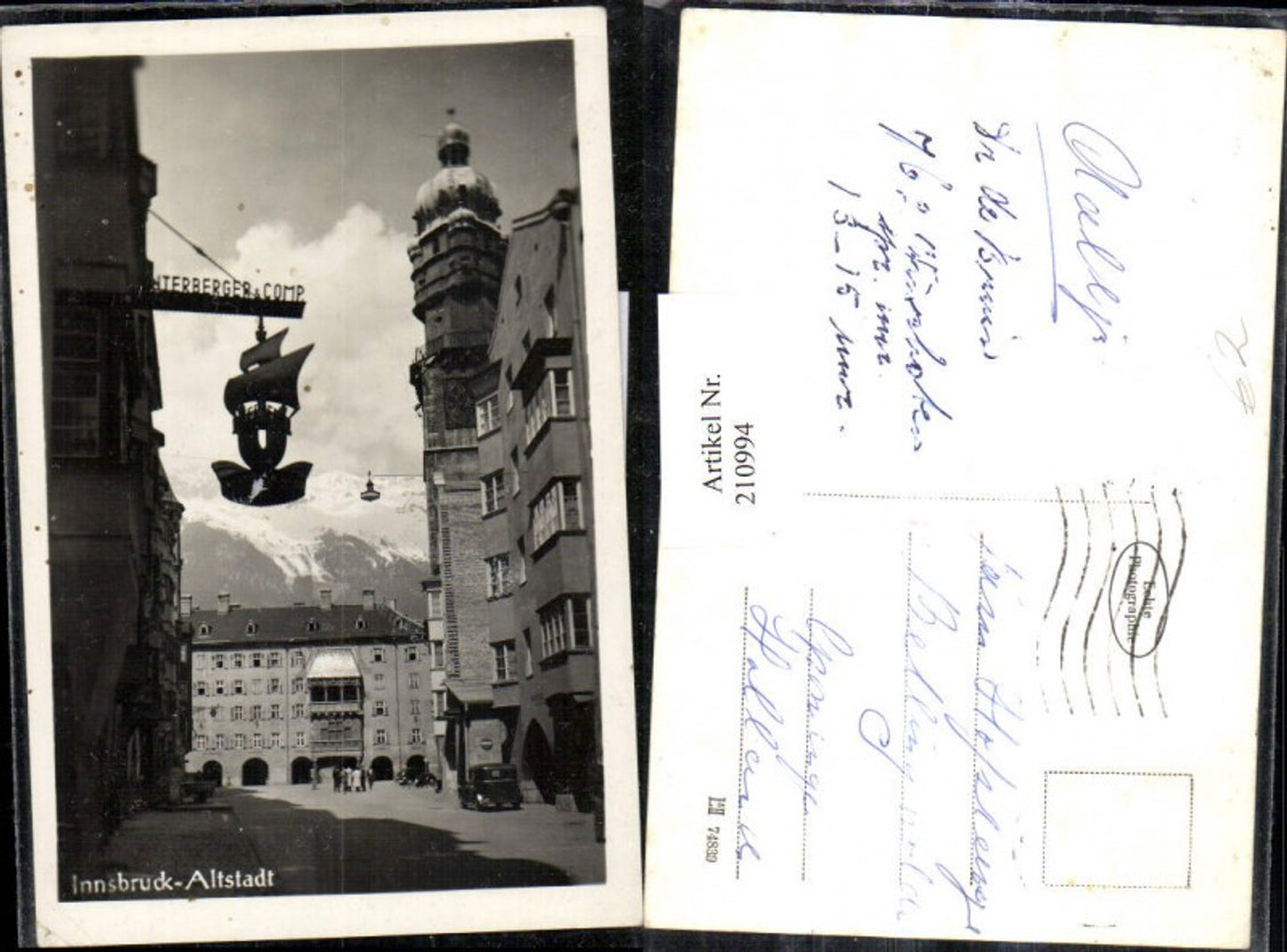 Alte Ansichtskarte – Old Postcard