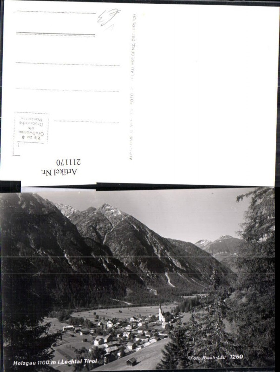 Alte Ansichtskarte – Old Postcard