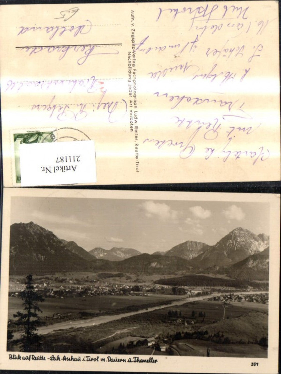 Alte Ansichtskarte – Old Postcard