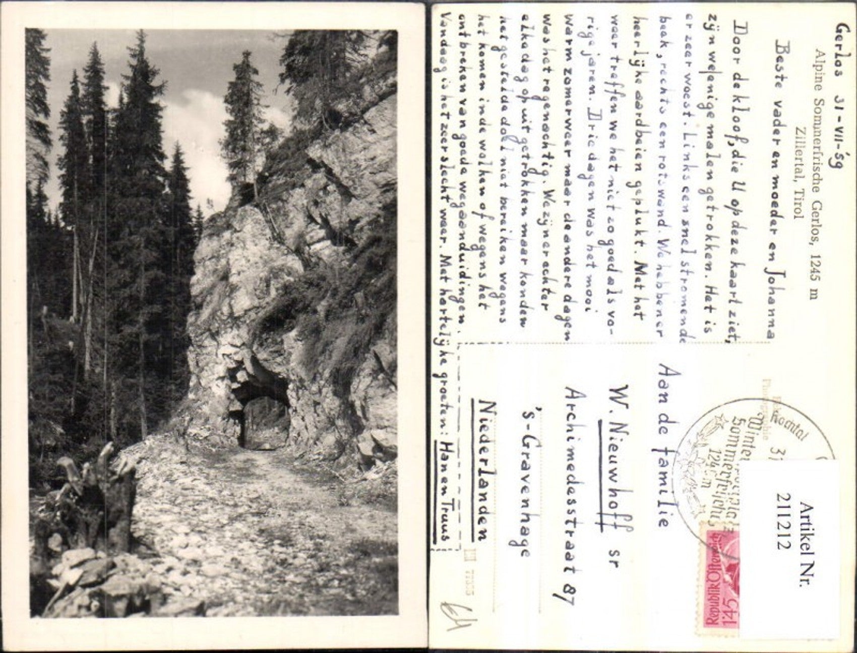 Alte Ansichtskarte – Old Postcard