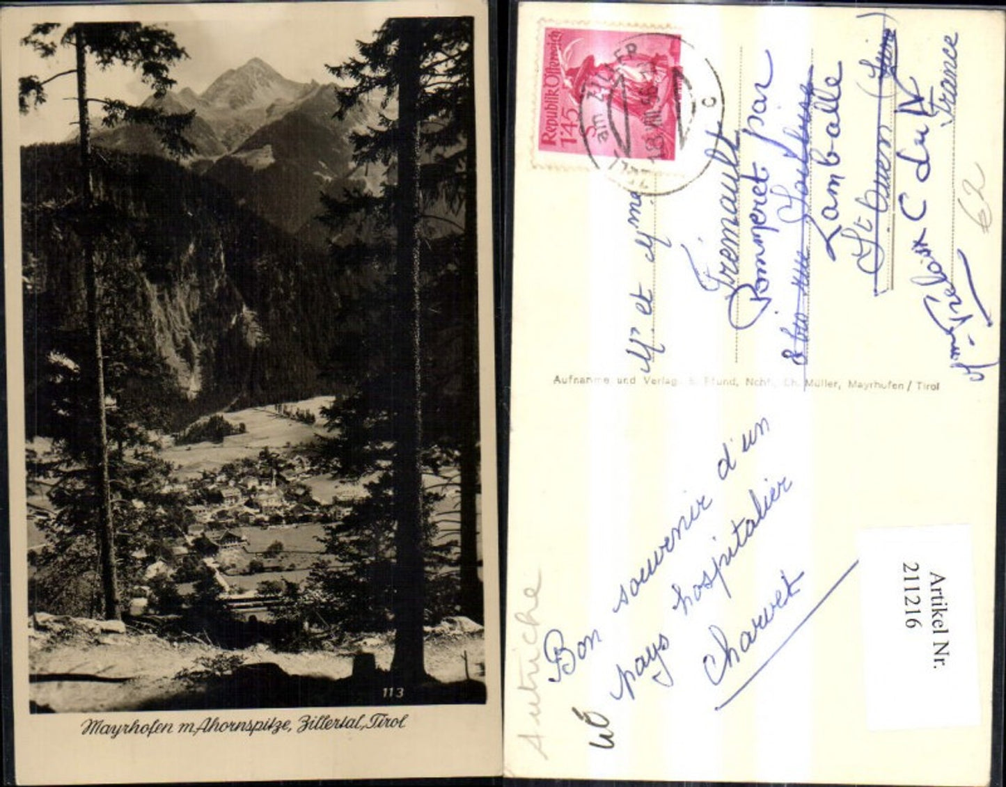 Alte Ansichtskarte – Old Postcard