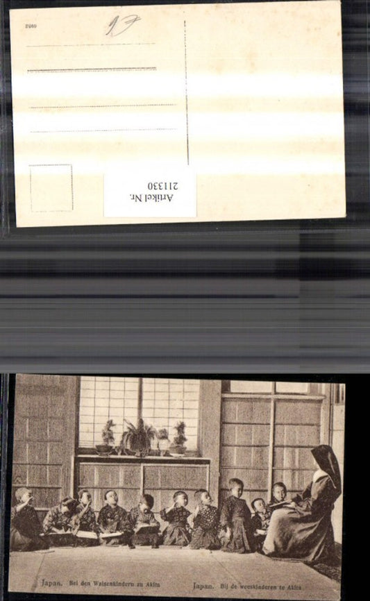 211330,Japan Bei d. Waisenkindern zu Akita Kinder